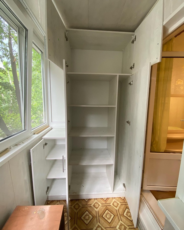 Шкафы-Шкаф на балкон по размеру «Модель 188»-фото2