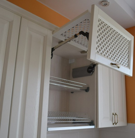 Белый кухонный гарнитур-Кухня МДФ в ПВХ «Модель 190»-фото3